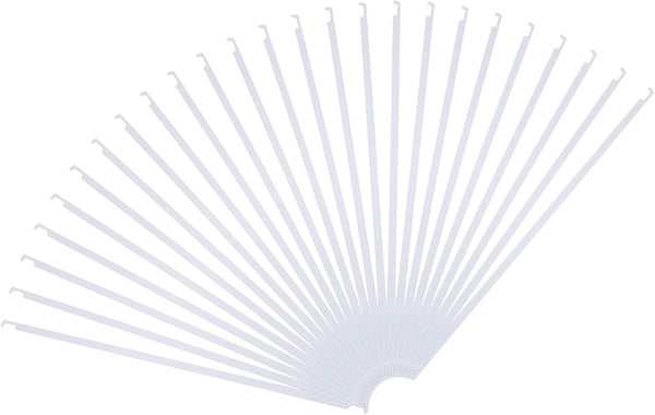 PATIKIL 50pcs Metal Bars Rods for Hanging File Folders, 13.6 Inch A4 Quick Identification Organizer, 34.5cm