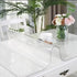 Generic 12 21 Inch, 1.5mm Counter Clear PVC Table Cover Protector x Thick Plastic Tablecloth Rectangle, Waterproof Desk