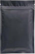 IRTGFHJE Flat Lock Bags 100PCS Matte Flat Aluminum Foil Ziplock Packaging Bag DIY