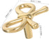 NUOBESTY Brass Bowknot Drawer Pulls Stylish Cabinet Knobs for Dresser Shoe Cabinet Bedside Table Easy to Install