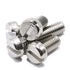 HH FASTENERS M6x12mm Steel,Pack 20 Slotted Cheese Head Machine Screws,Stainless