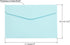 PATIKIL Mini Envelopes, 60 Pack 4.5 x 3.2 Inch Paper Blank Small Items Storage for Greeting Notes, Light Blue