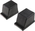 Menolana 2Pcs Square End Cap Square End Cover Gym Fitness Equipment Convenient Tube Sleeve Table Chair Foot Cover