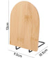 Kopida Non-Skid Bookend for Shelves, Wood Bookends, Book Stand for Books, Book Holder Desk Storage Student Stationary