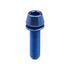 Titanium Ti Allen Hex M5x16 Tapered Head Bolt with Washer - Pack of 6 (Blue, M5x18mm) for Bicycle Stem Parts