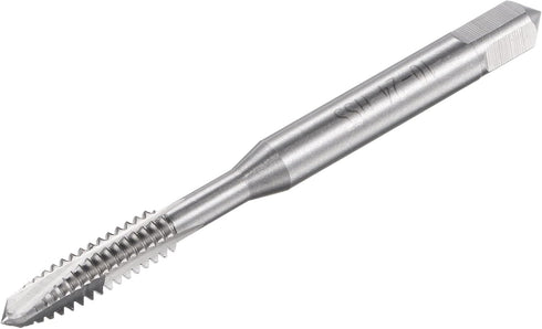 uxcell Spiral Point Threading Tap 10-24 UNC, HSS Machine Thread Screw Tap, 3 Straight Flutes Uncoated
