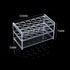 Clear Acrylic Test Tube Holder Rack for 18 Holes, Tube Vial Holder, Makeup Brushes Drying Rack for 10ml 15ml Test Tubes