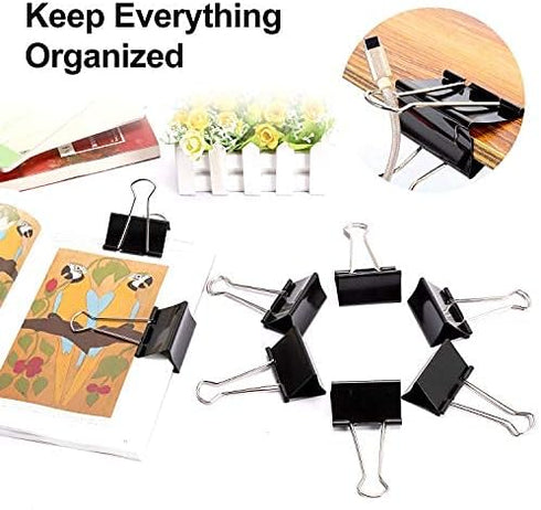 Extra Large Binder Clips 2.4 Inch Length for Office (18 Pcs)