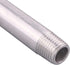 1/4" X 1/4" NPT Male Nipple, Stainless Steel 304 Cast Pipe Coupling Fitting, 8" Length (pack of 2)
