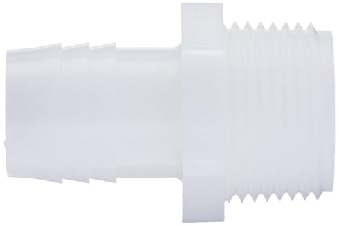 325HB-12-12N-pk10 Par-Barb Male Connector Fitting, Nylon, 3/4" Hose Barb x 3/4" Male NPT, Pack of 10