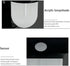IP65 S NMT Super Bright Outdoor Solar Garden Lights Motion Sensor Pathway Light Landscape Lighting for Yard, Waterproof