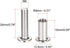 uxcell Screw Post Fit for 5/16"(8mm) Hole Dia, Male M6x20mm Binding Bolts Leather Fastener, 10 Sets