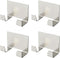 4 Pack Stainless Steel Shower Hooks Razor Holder, Ideal for Loofah, Towel, Coat - Perfect Bathroom Hooks