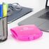 LD Products Pink Mini Office Supply Kit, Portable Case with Scissors, Tape Dispenser, and Mini Stapler