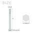 Hex Bolts (5/16-24x4") 10Pcs, Carbon Steel Zinc Plated Partial Threaded Hex Head Screw Bolt for Furniture