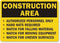 SmartSign "Construction Area - Authorized Personnel Only, Hard Hats Required" Sign | Aluminum 10" x 14"