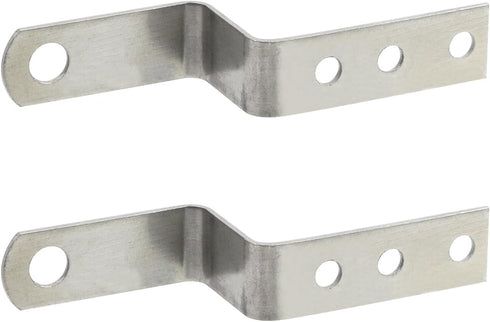 15PCS 3.2" 0.6" Geesatis Right Angle Z Shaped Corner Bracket with Mounting Screws for Furniture Shelf Iron X