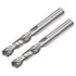 uxcell Solid Carbide Drill Bits, 4.8mm C2/K20 Tungsten Carbide Jobber Drill Bits, 2pcs