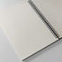 B5 Spiral Notebook/Journal - Unruled, 100gsm Thick Blank Paper, 65 Sheets (130 Pages), 3-Pack, 10.5" x 7.2", Gray