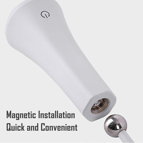 kvppvt 5 360 Modes Rechargeable LED Lamp with Magnet Swivel Joint, Touch Control, Adjustable Brightness, Color, Angle