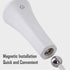 kvppvt 5 360 Modes Rechargeable LED Lamp with Magnet Swivel Joint, Touch Control, Adjustable Brightness, Color, Angle