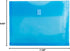 JAM PAPER Plastic Expansion Envelopes, 9 5/8 x 11 5/8 with 1 Inch Expansion, Blue, 6 Pack