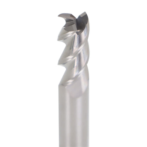 Carbide Alu-Power Square End Mill, 3 Flute, 1/4 Inch, 45 Degree Helix, Tungsten Steel