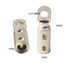 4 Gauge Wire Terminal Connector 5/16 Ring Wiring Terminals 4AWG Power Wire Lugs with Heat Shrink Tube Set (4PCS)