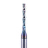 1/8 Inch 1/4 Inch 3 Inch SpeTool Spiral Downcut Router Bit Shank Extra Long with Extra Long Life Coating CNC Carbide