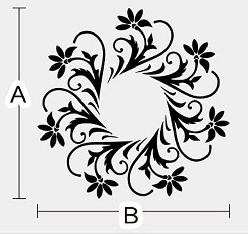 European Mirror Sticker for ceilling Decoration, DIY Top ceilling Mirror Wall Sticker, top Lighting The Ceiling