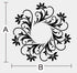 European Mirror Sticker for ceilling Decoration, DIY Top ceilling Mirror Wall Sticker, top Lighting The Ceiling