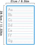 Double Sided Dry Erase Handwriting Practice Boards – Alphabet A-Z and Number 1-10 Tracing Board for Kids – Write, Wipe, and Reuse – Perfect for Kindergarten and Preschool