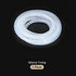 10ft 1/4" ID x 3/8" OD Clear Silicone Tubing, Industrial Plastic Tubing for Pump Siphoning Draining