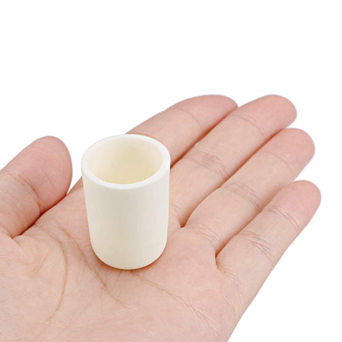 uxcell Corundum Alumina Crucible Cup 5ml High Form for Foundry Melting Casting Refining