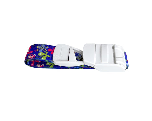 ROLSELEY Medical Tourniquet with Butterfly Purple/Violet Pattern with ABS Plastic Buckle Latex Free Elastic Band