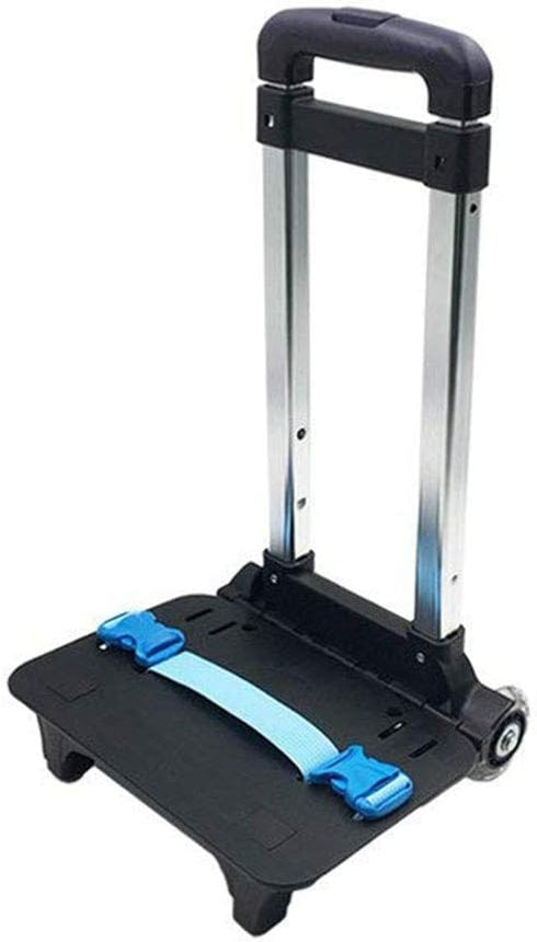 VILINKOU Backpack Schoolbag/Backpack Hand Truck Wheeled Cart Trolley Hand Aluminium Alloy Folding Trolley Cart