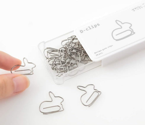 Midori 43388006 Deep Clips, Rabbit Pattern A