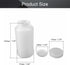 5pcs 33.82oz/1000ml Plastic Bottles,Lab Cylindrical Chemical Reagent Bottle,Wide Mouth Laboratory Reagent Polyethylene Bottle, Sample Sealing Liquid Storage Container for Food Store White Translucent by Othmro