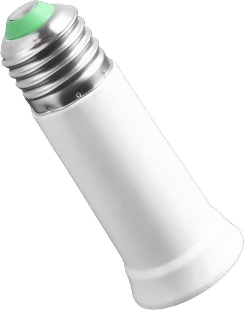 GMBYLBY E27 Bulb E27 Flexible Extender Adapter Ceiling Light Enhancement Secures Fit Screw Mount Erosion-Resistant PC