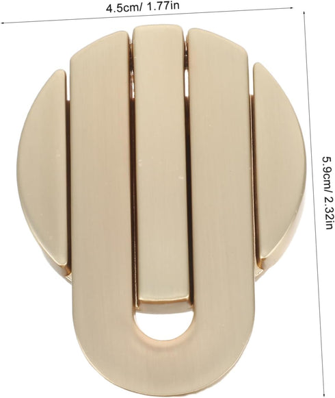 Uonlytech Cabinet Knobs Concealed Drawer Pulls for Furniture Hardware Elegant Golden Finish for Cabinets Dressers