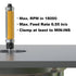 FivePears Top and Bottom Bearing Flush Trim Router Bit, 1/4 Inch Shank, 1/2 Inch Cutting Diameter