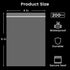 200 Count - 4 x 6 inch Small Plastic Bags- Mini Baggies, Transparent Jewelry Bags Reclosable, Clear Zip Bags, Resealable Poly Bags for Pill, Beads, Screws, Packaging (200pcs(4x6in)) by Bonison