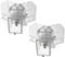 2 Pack Hexagon Light Connectors, 120 Y-Connector 2 Pin 3 Way for LED Garage Light, Copper Pin DIY Accessories