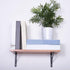 JINJIANNING 2 Pack 90 150x95mm/6x3.8in Heavy Duty Triangle Shelf Brackets, L Corner Brace Degree Floating Shelves