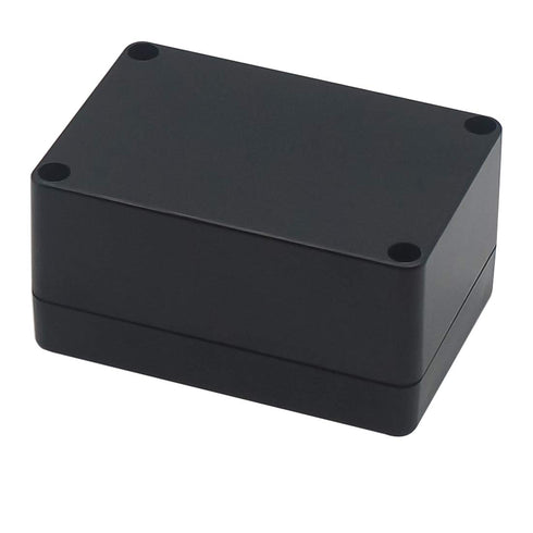 Zulkit Junction Box, IP65 Waterproof Outdoor Project Box, Black ABS Plastic Electrical Enclosure 3.94 x 2.68 x 1.97
