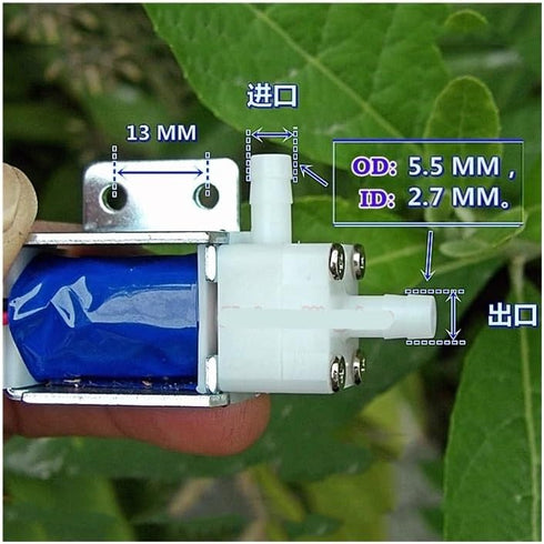 FHVQRCUNS 12V DC N/O Normally Open Solenoid Valve Water Air Valve Breast Pump, nebulizers, Aromatherapy Machines