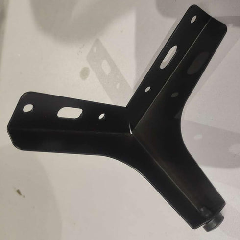 10cm Luxshiny Matte Black Metal Furniture Support Feet Sofa Leg Cabinet Leg for Tv Stand and Bathroom Cabinet
