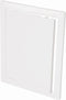8" x 10" White Plastic Access Panel for Plumbing, Electricity, Heating, Alarm Services