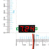 diymore 10pcs Mini Digital Voltage Meter DC 2.5~30V 0.28" Digital Voltmeter Gauge with Red LED Display