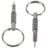 2 Pcs Quick Release Pin with Drop Cam & Spring - Diameter 1/4"(6.3mm), Usable Length 1.3"(33mm), Full 316 Stainless